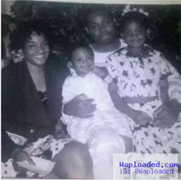 Davido shares throwback photo, wishes his Dad a happy birthday and remembers his mum